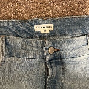 Good American Denim Jeans Wide Leg Skate